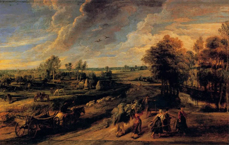 Retorno de los campos - Peter Paul Rubens