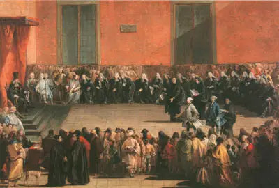 Reunión consular - Giovanni Battista Tiepolo