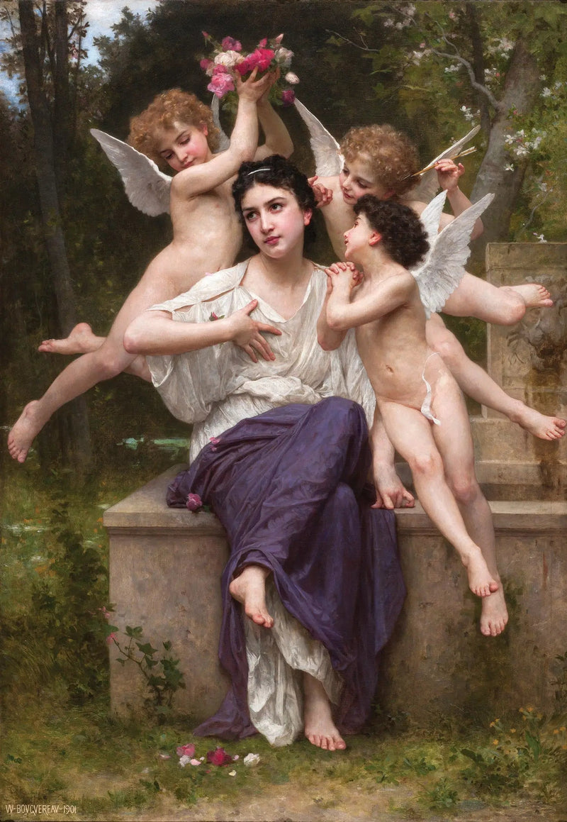 Sueño de primavera - Bouguereau