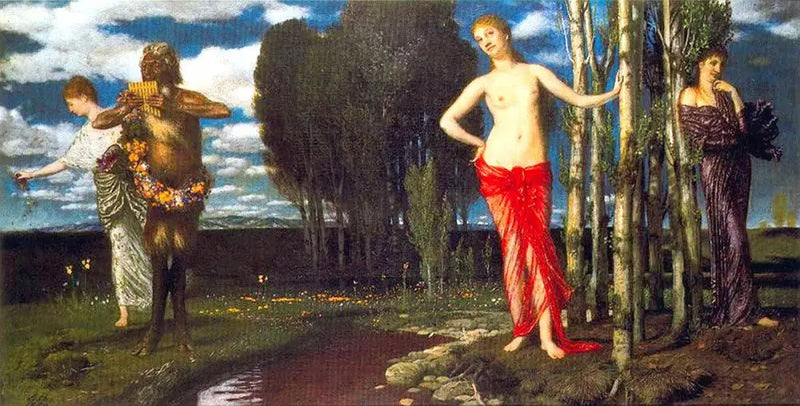 Despertar de la primavera - Arnold Böcklin