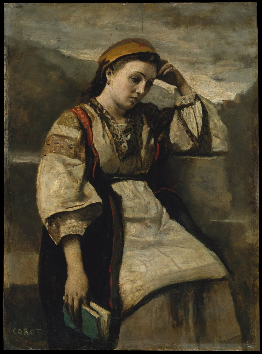Ensueño - Jean-Baptiste Camille Corot