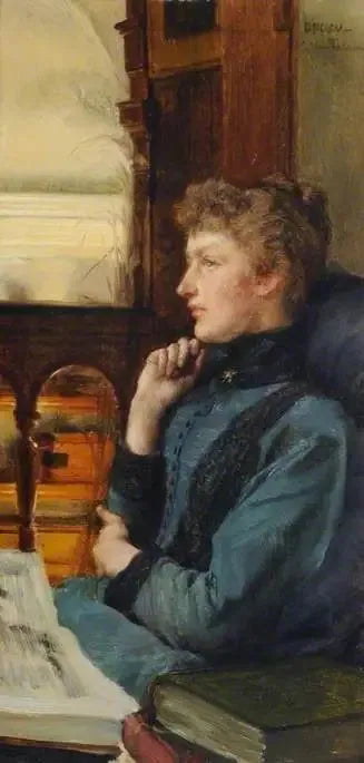 Ensueño: Pensamientos lejanos - Lawrence Alma-Tadema