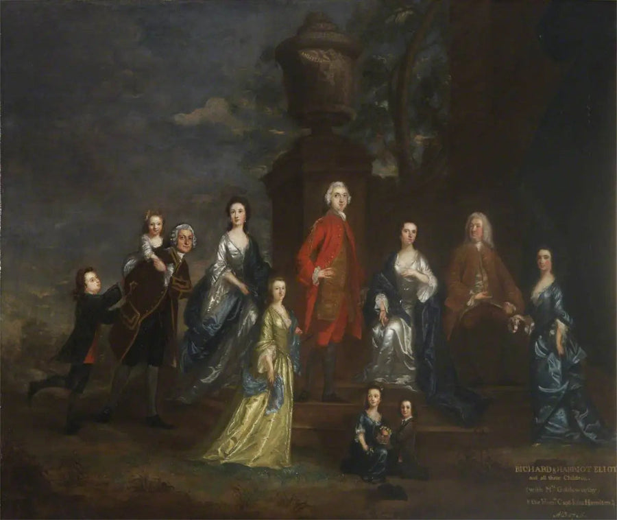 Richard Eliot y su familia - Joshua Reynolds