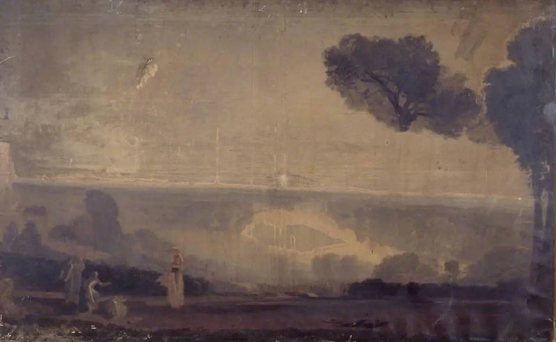 Richmond Hill con chicas llevando maíz - J. M. W. Turner
