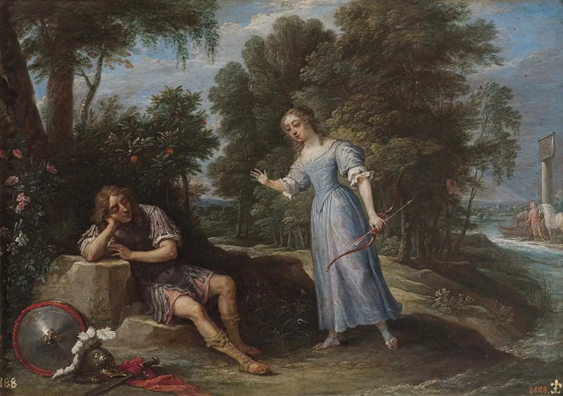 Rinaldo enamorado de Armida - David Teniers el Joven