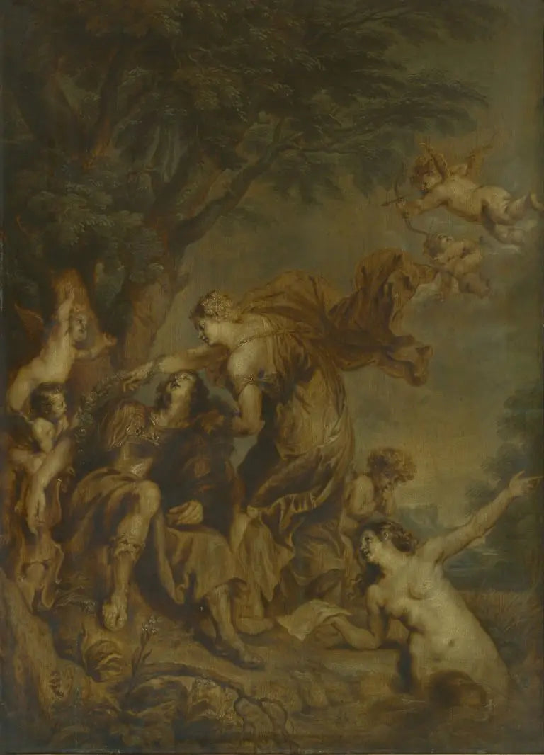 Rinaldo y Armida - Antoine van Dyck