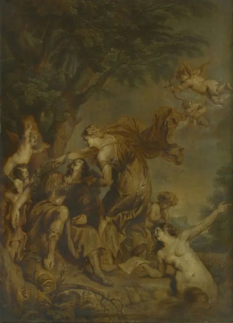 Rinaldo y Armida - Antoine van Dyck