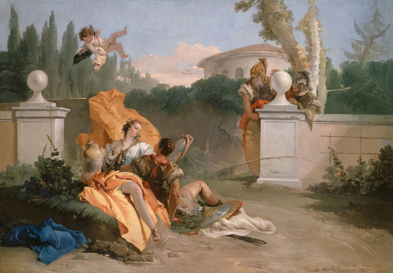 Rinaldo y Armida en su jardín - Giovanni Battista Tiepolo