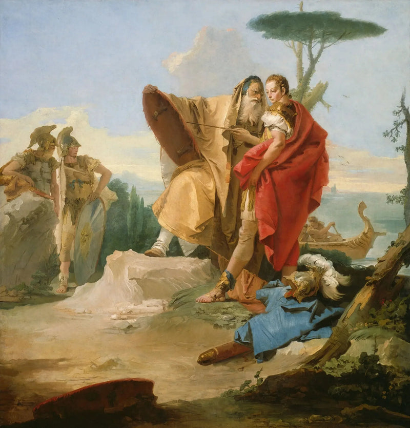 Rinaldo y el Mago de Ascalón - Giovanni Battista Tiepolo