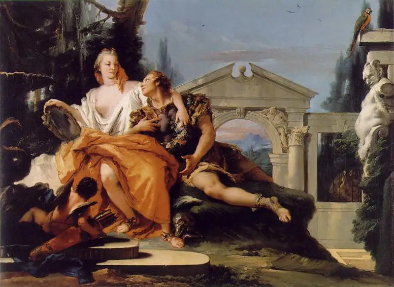 Rinaldo bajo el encanto de Armida - Giovanni Battista Tiepolo