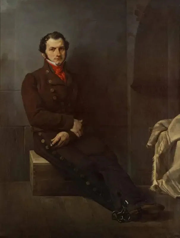 Retrato del Conde Arese en prisión - Francesco Hayez