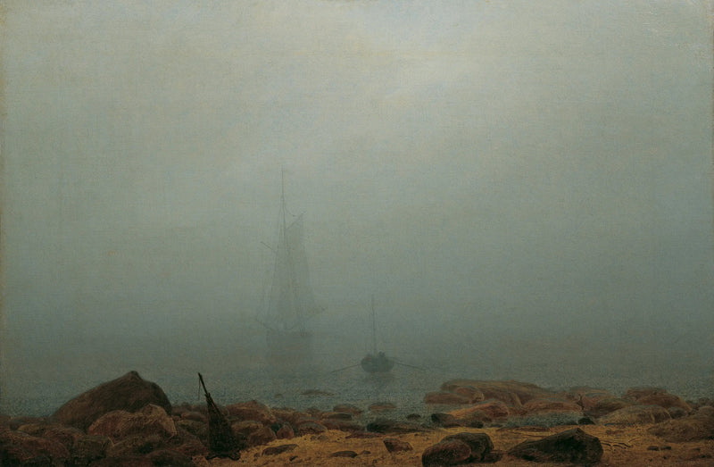 Costa en la niebla - Caspar David Friedrich