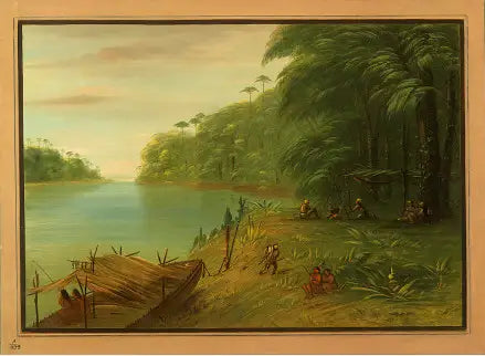 Ribera del Essequibo - George Catlin