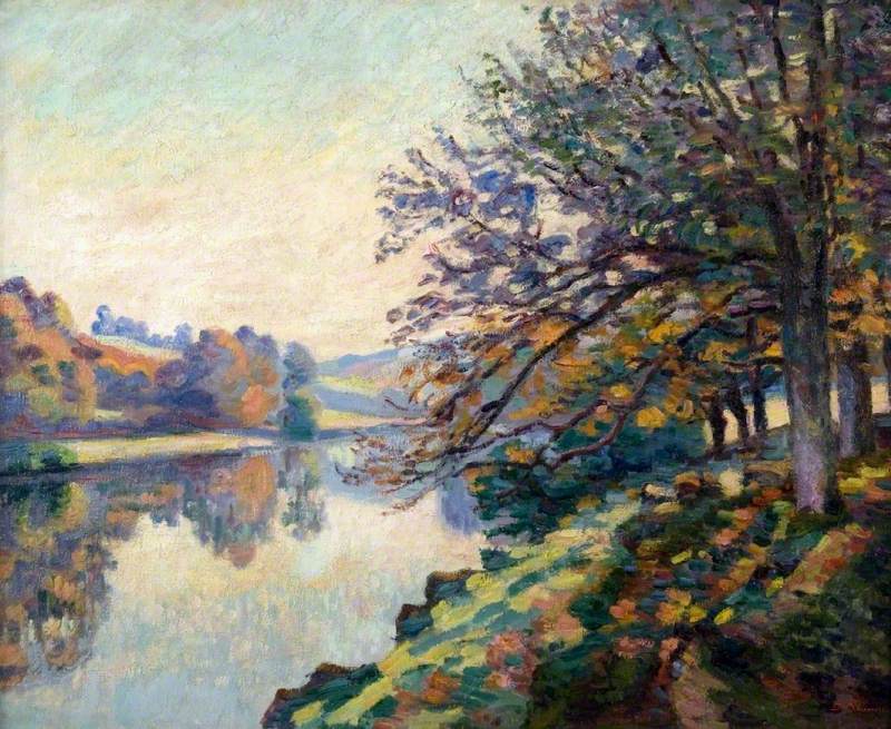 Ribera del río, otoño - Armand Guillaumin