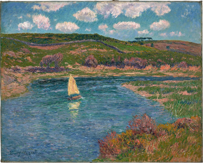 Río de Pont-Aven, Finistère - Henry Moret