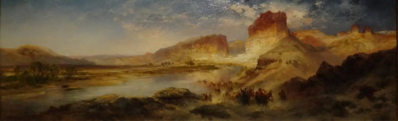 Río Verde, Wyoming - Thomas Moran