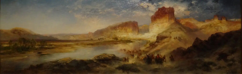 Río Verde, Wyoming - Thomas Moran