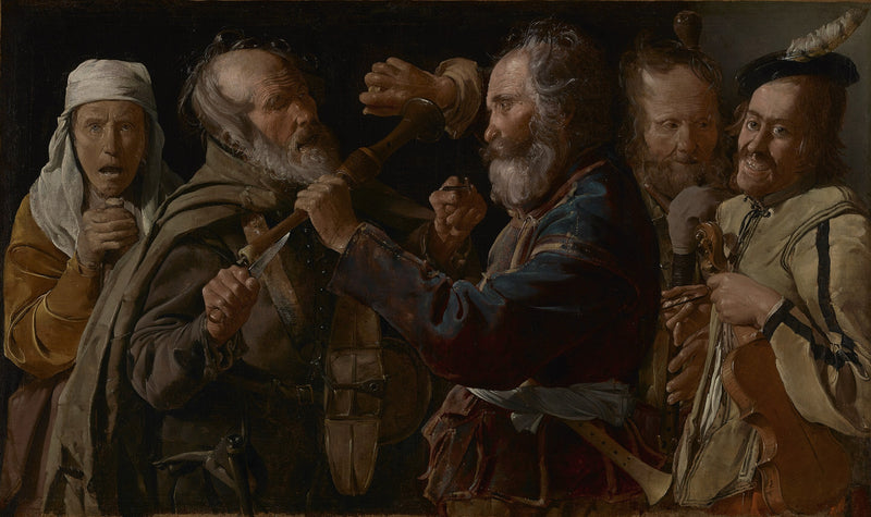 Duelo de músicos - Georges de La Tour