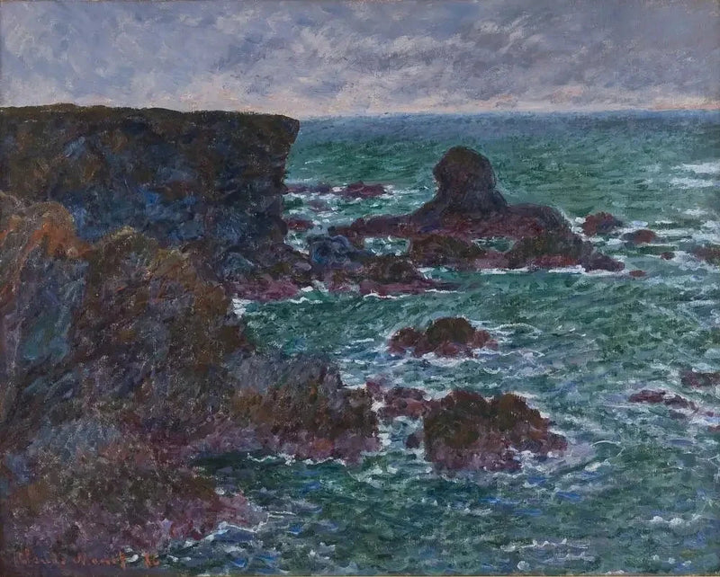Lion Rock, Belle-Ile W1090 - Claude Monet