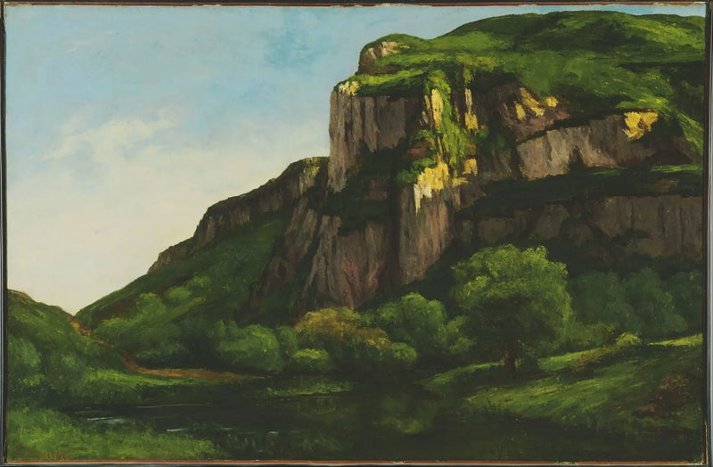 Rochers en Mouthier - Gustave Courbet
