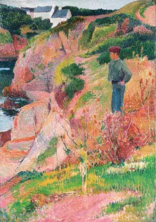Rocas junto al río Aven - Henry Moret