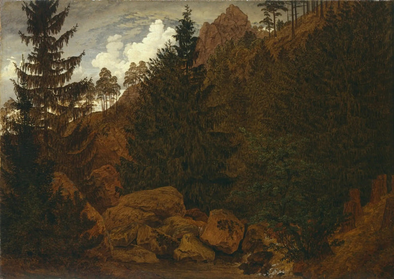 Rocas - Caspar David Friedrich