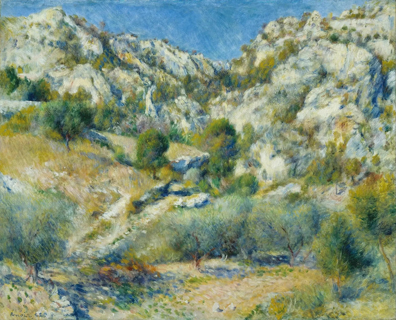 Rocas de l'Estaque - Pierre-Auguste Renoir