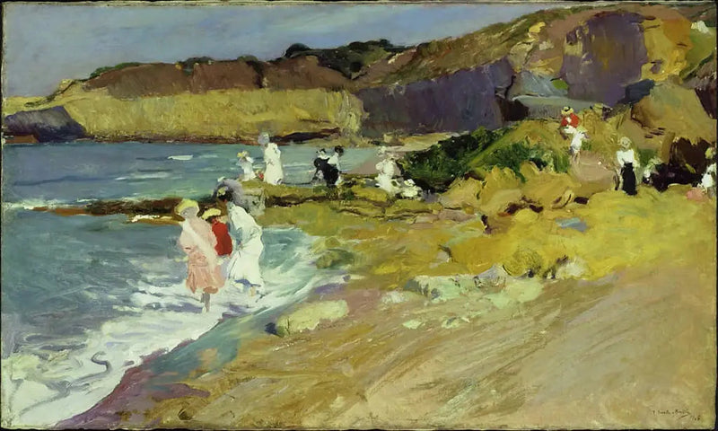 Rocas del faro, Biarritz - Joaquín Sorolla