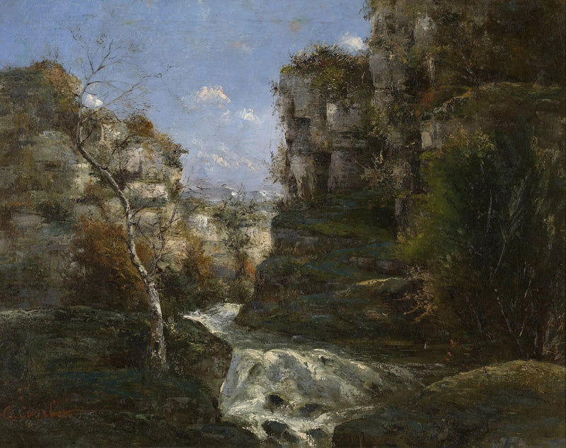 Rocas cerca de Ornans - Gustave Courbet
