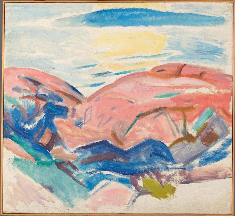 Rocas rojas - Edvard Munch