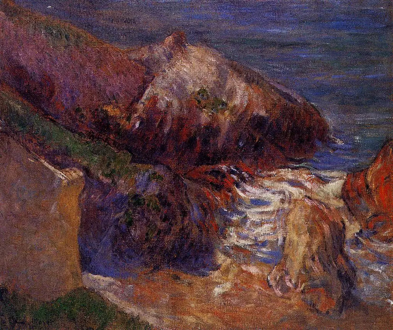 Rocas en la costa - Paul Gauguin