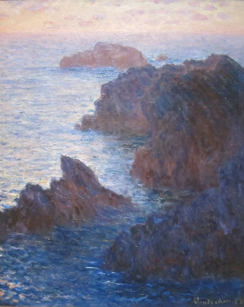 Rocas en Belle-Île, Port-Domois - Claude Monet