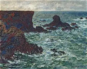 Rocas en Port-Coton, el León Rock, Belle Ile - Claude Monet
