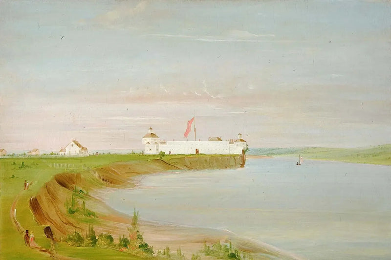 Rock Island, guarnición de los Estados Unidos - George Catlin