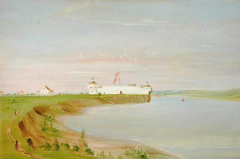 Rock Island, guarnición de los Estados Unidos - George Catlin