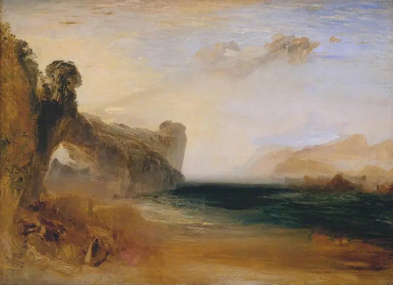 Bahía Rocosa con Figuras - J. M. W. Turner