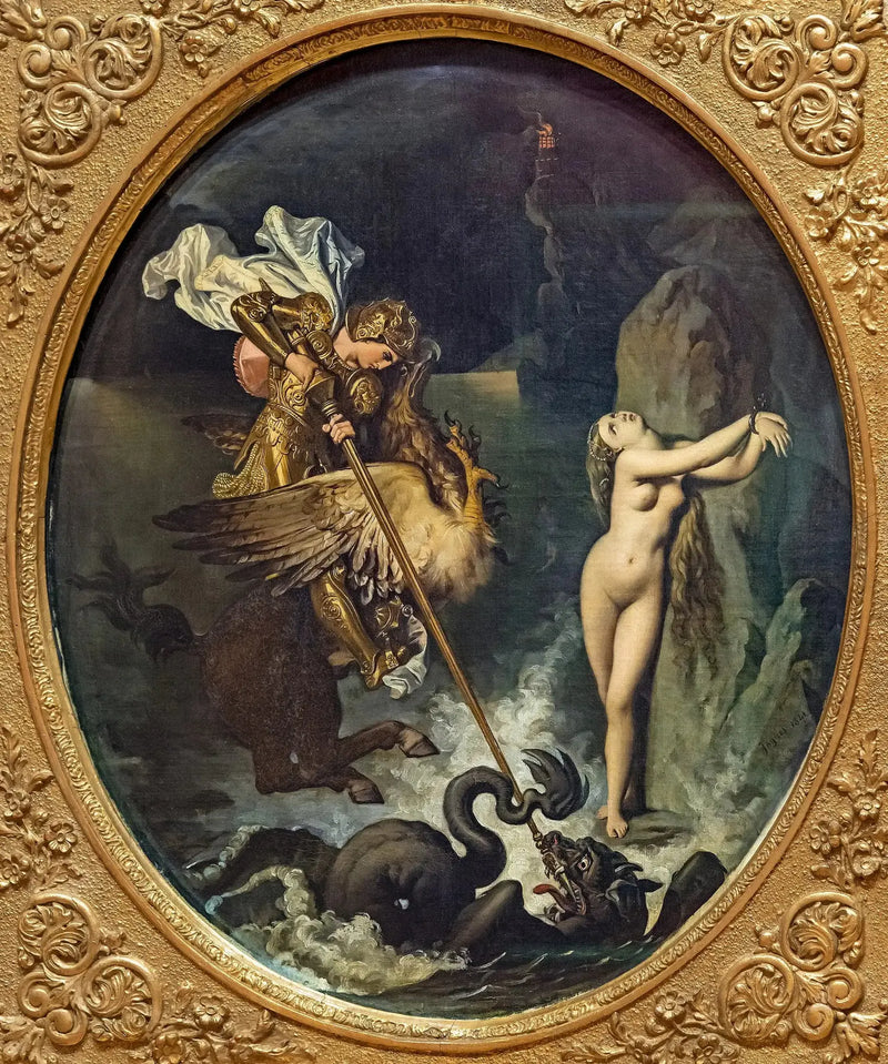 Roger liberando a Angélica - Jean-Auguste-Dominique Ingres