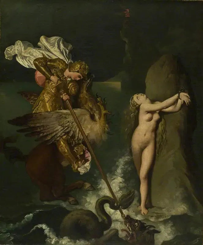 Roger liberando a Angélica - Jean-Auguste-Dominique Ingres