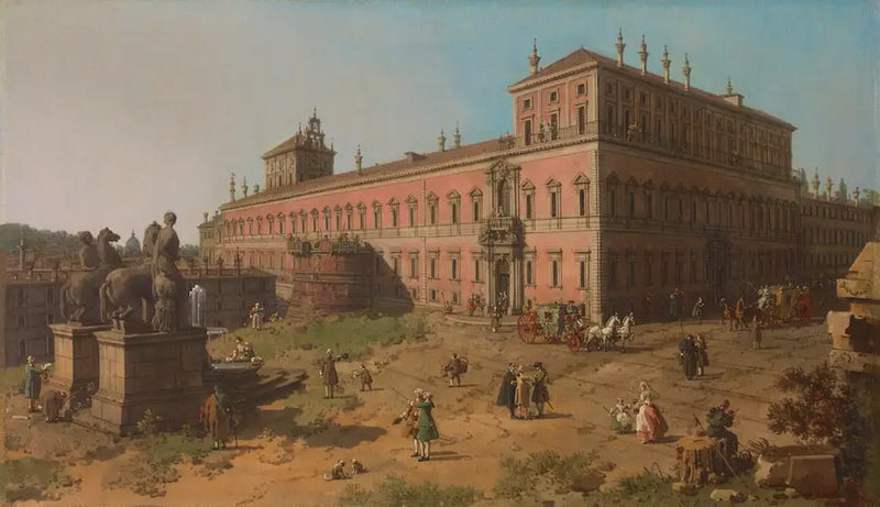Roma: la Plaza del Quirinal - Canaletto