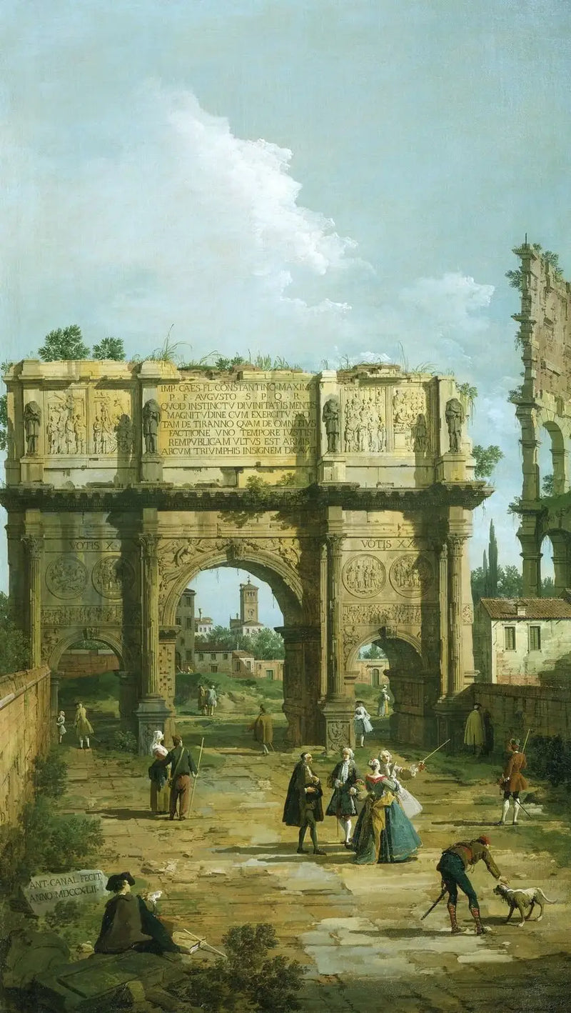 Roma: el Arco de Constantino - Canaletto