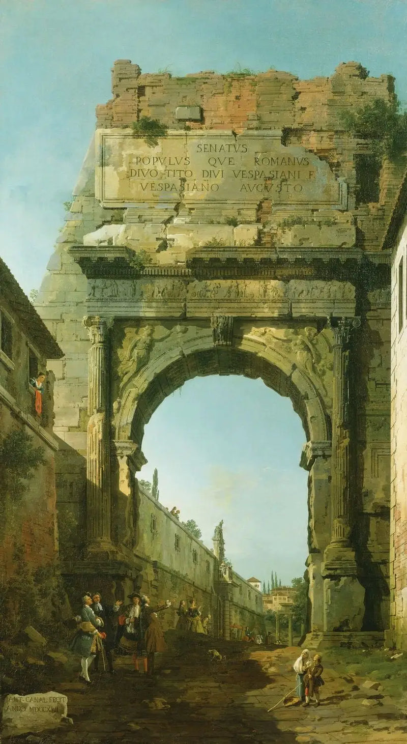 Roma: el Arco de Tito - Canaletto