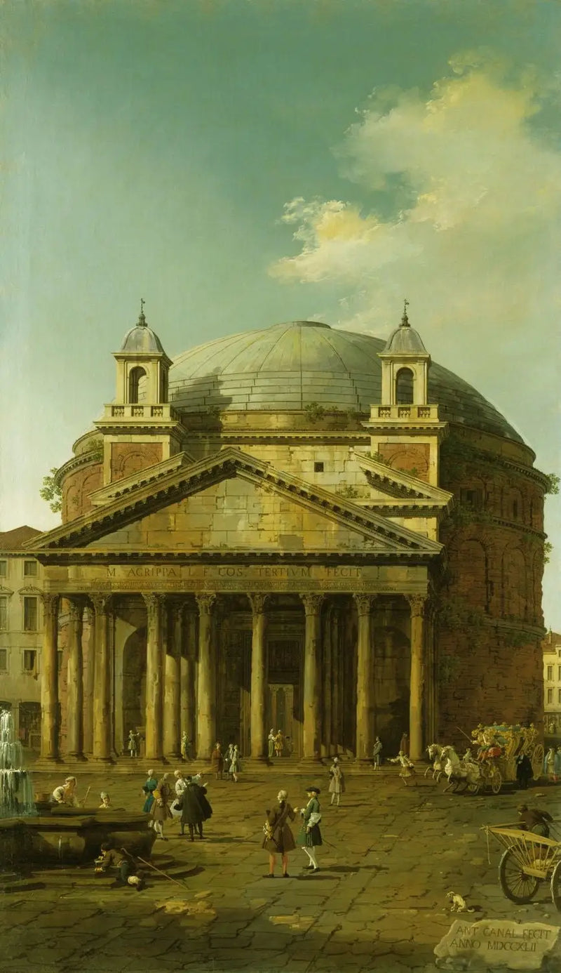 Roma: el Panteón - Canaletto