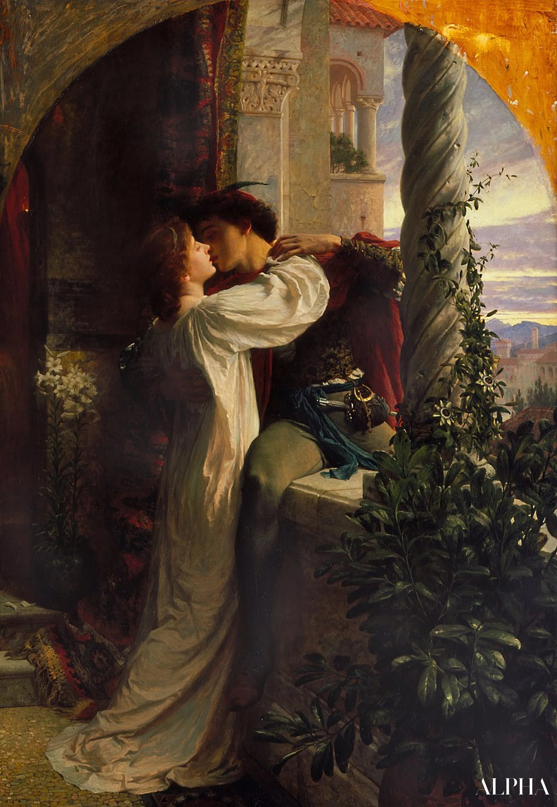Roméo et Juliette - Sir Francis Dicksee Reproductions de tableaux à la peinture à l’huile