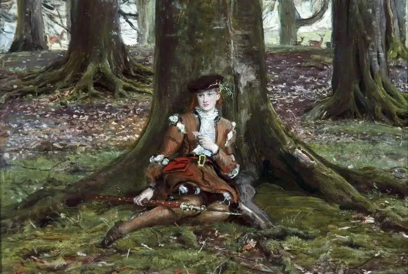 Rosalind en el bosque - John Everett Millais