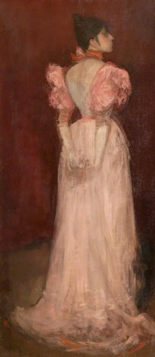 Rosa y oro: La tulipán - James Abbott McNeill Whistler