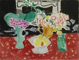 Rosas de Navidad y saxífraga - Henri Matisse