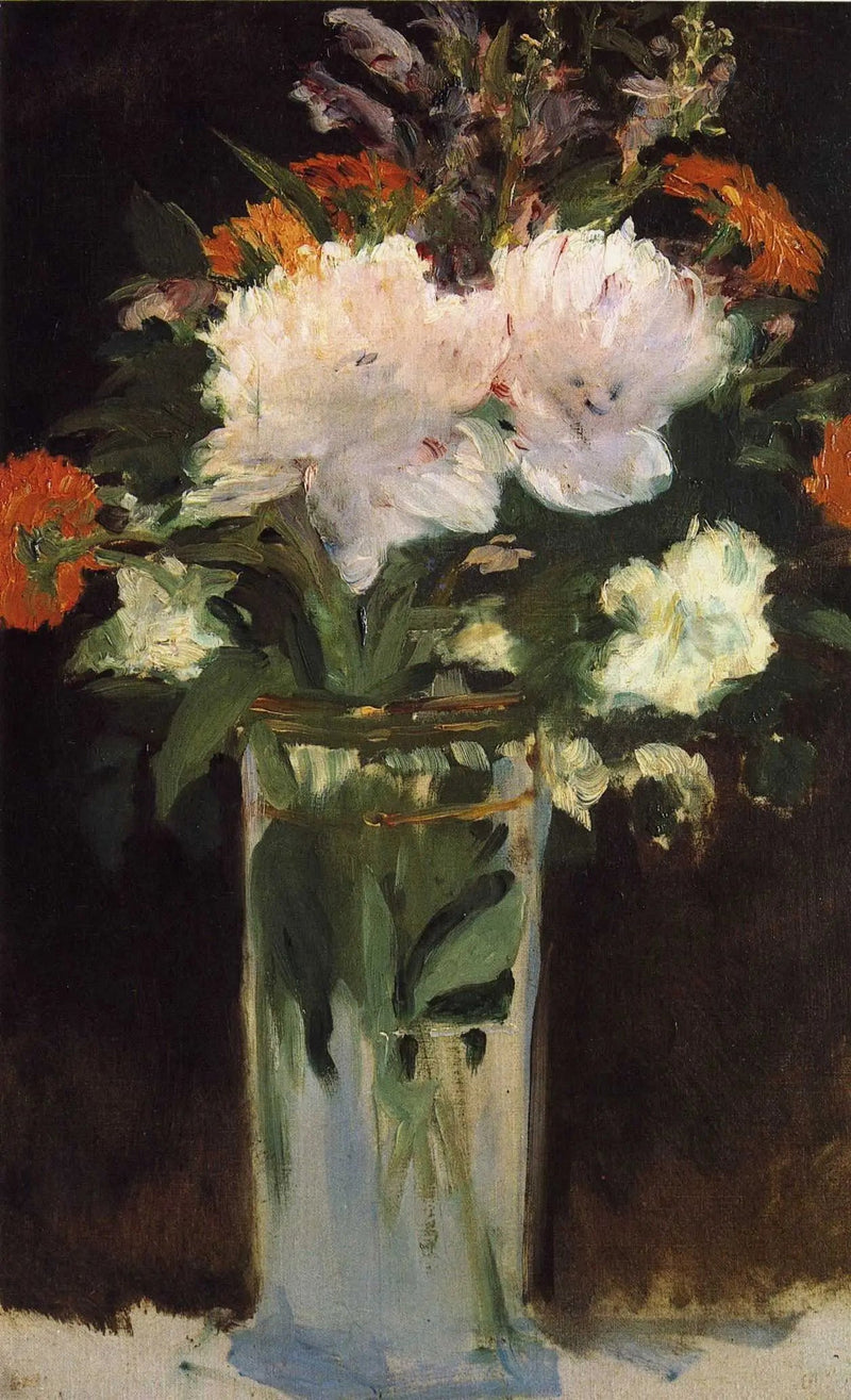 Rosas y lilas - Édouard Manet