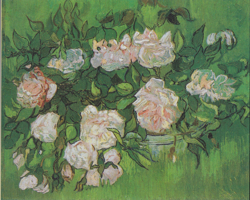 Las Rosas rosas - Vincent van Gogh