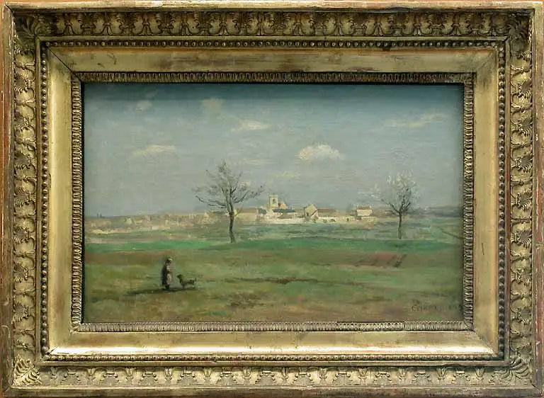 Rosny. Vista del pueblo en primavera - Jean-Baptiste Camille Corot