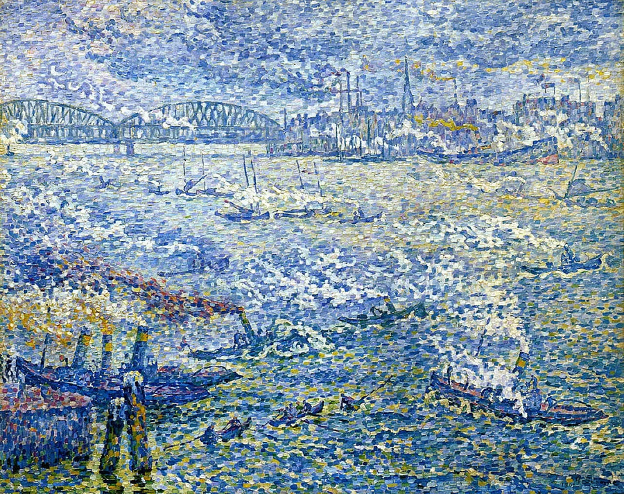 Róterdam - Los Vapores - Paul Signac